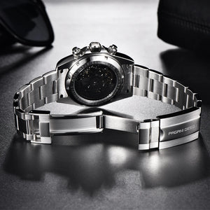 Top trends New PAGANI DESIGN 40MM Fashion Rainbow Bezel Men Mechanical Wristwatch Stainless Steel 10Bar Waterproof Watch for Men