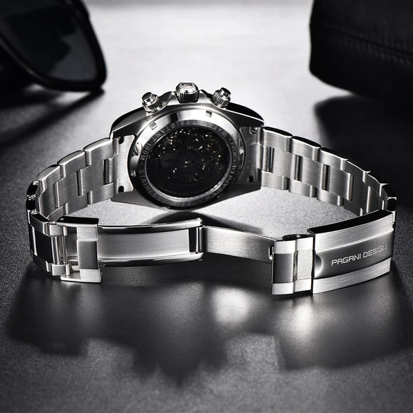 Top trends New PAGANI DESIGN 40MM Fashion Rainbow Bezel Men Mechanical Wristwatch Stainless Steel 10Bar Waterproof Watch for Men