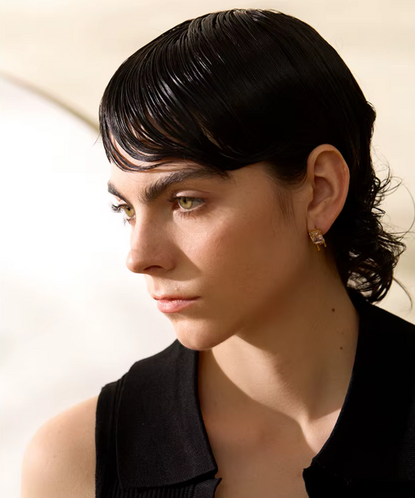 Lustre – droppformade cubic zirconia örhängen