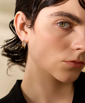 Lustre – droppformade cubic zirconia örhängen