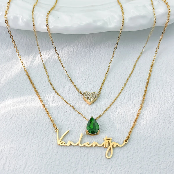 Eterna Name Necklace – Personligt namn i guld