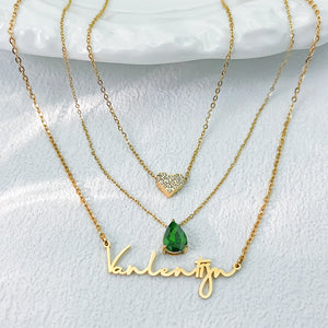 Eterna Name Necklace – Personligt namn i guld