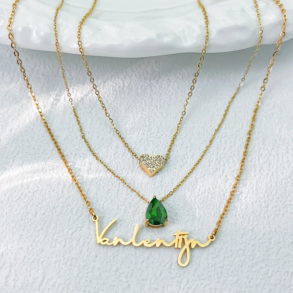Eterna Name Necklace – Personligt namn i guld