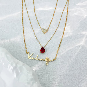 Eterna Name Necklace – Personligt namn i guld