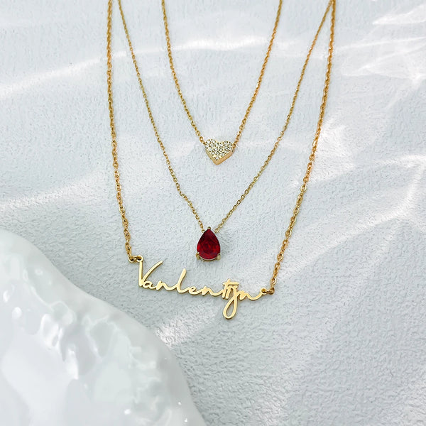 Eterna Name Necklace – Personligt namn i guld