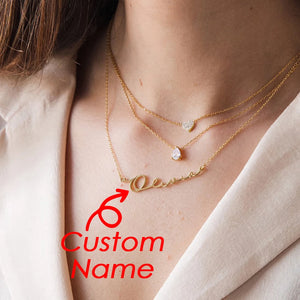 Eterna Name Necklace – Personligt namn i guld