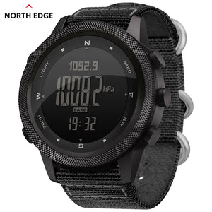 NORTH EDGE APACHE-46 – Digital sportklocka med altimeter, barometer och kompas