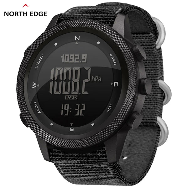 NORTH EDGE APACHE-46 – Digital sportklocka med altimeter, barometer och kompas