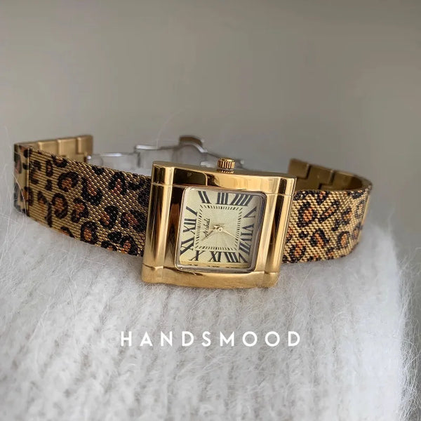 Leopard Luxe – En Klocka med Djärv Stil och Elegans