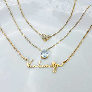 Eterna Name Necklace – Personligt namn i guld