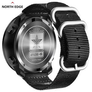 NORTH EDGE APACHE-46 – Digital sportklocka med altimeter, barometer och kompas