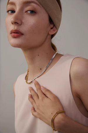 Elise - Guld Plätering Set
