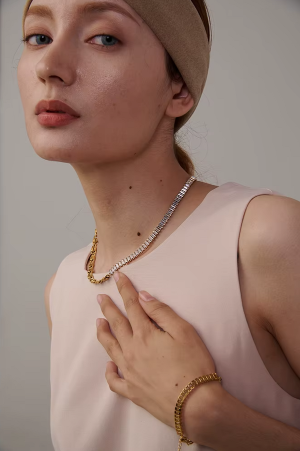 Elise - Guld Plätering Set