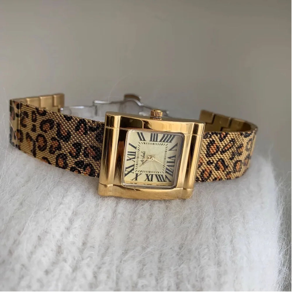 Leopard Luxe – En Klocka med Djärv Stil och Elegans